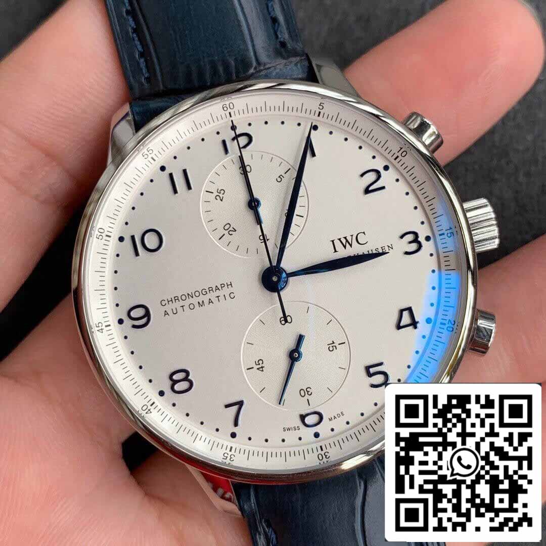 IWC Portugieser IW371446 1:1 Mejor edición ZF Factory V2 esfera blanca