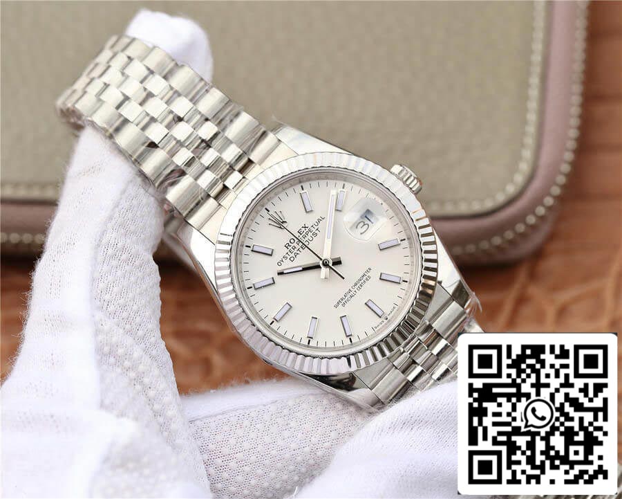 Rolex Datejust 36MM 1:1 Mejor edición GM Factory esfera blanca