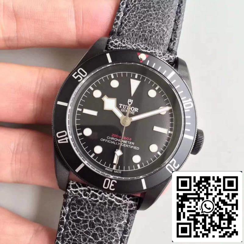 Tudor Heritage Black Bay M79230DK-0004 ZF Factory 1:1 Best Edition Swiss ETA2824-2 Gray Distressed Leather Strap