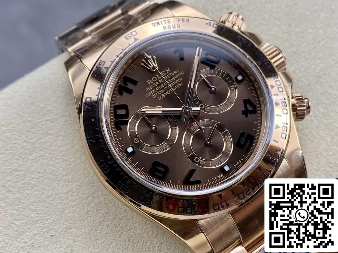 Rolex Cosmograph Daytona M116505-0011 1:1 Best Edition Clean Factory Oro rosa