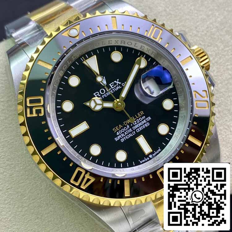 Rolex Sea Dweller M126603-0001 1:1 Mejor edición AR Factory esfera negra