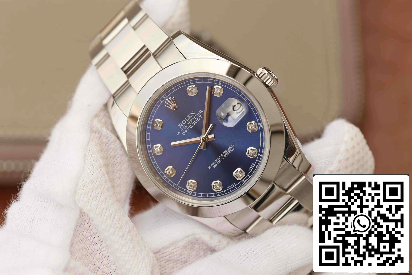 Rolex Datejust M126300 1:1 Mejor edición EW Factory esfera azul