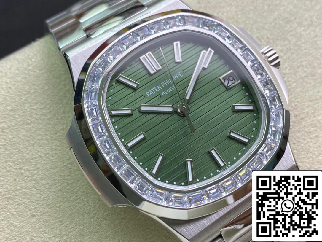 Patek Philippe Nautilus 5711/1300A-001 1:1 Mejor Edición 3K Esfera Verde de Fábrica