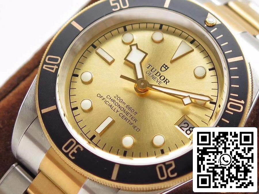 Tudor Heritage Black Bay M79733N-0004 ZF Factory 1:1 Best Edition Swiss ETA2824-2 Superlumed Dome-shaped Yellow Gold Dial