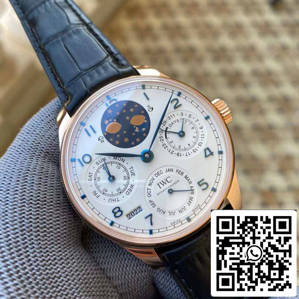 IWC Portuguese Perpetual Calendar IW503405 1:1 Best Edition APS Factory White Dial