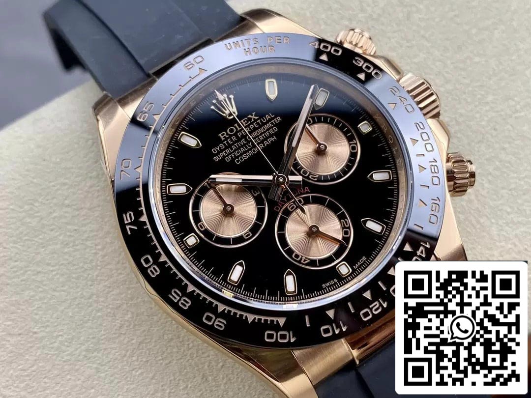 Rolex Cosmograph Daytona M116515LN-0017 1:1 Best Edition Clean Factory quadrante nero