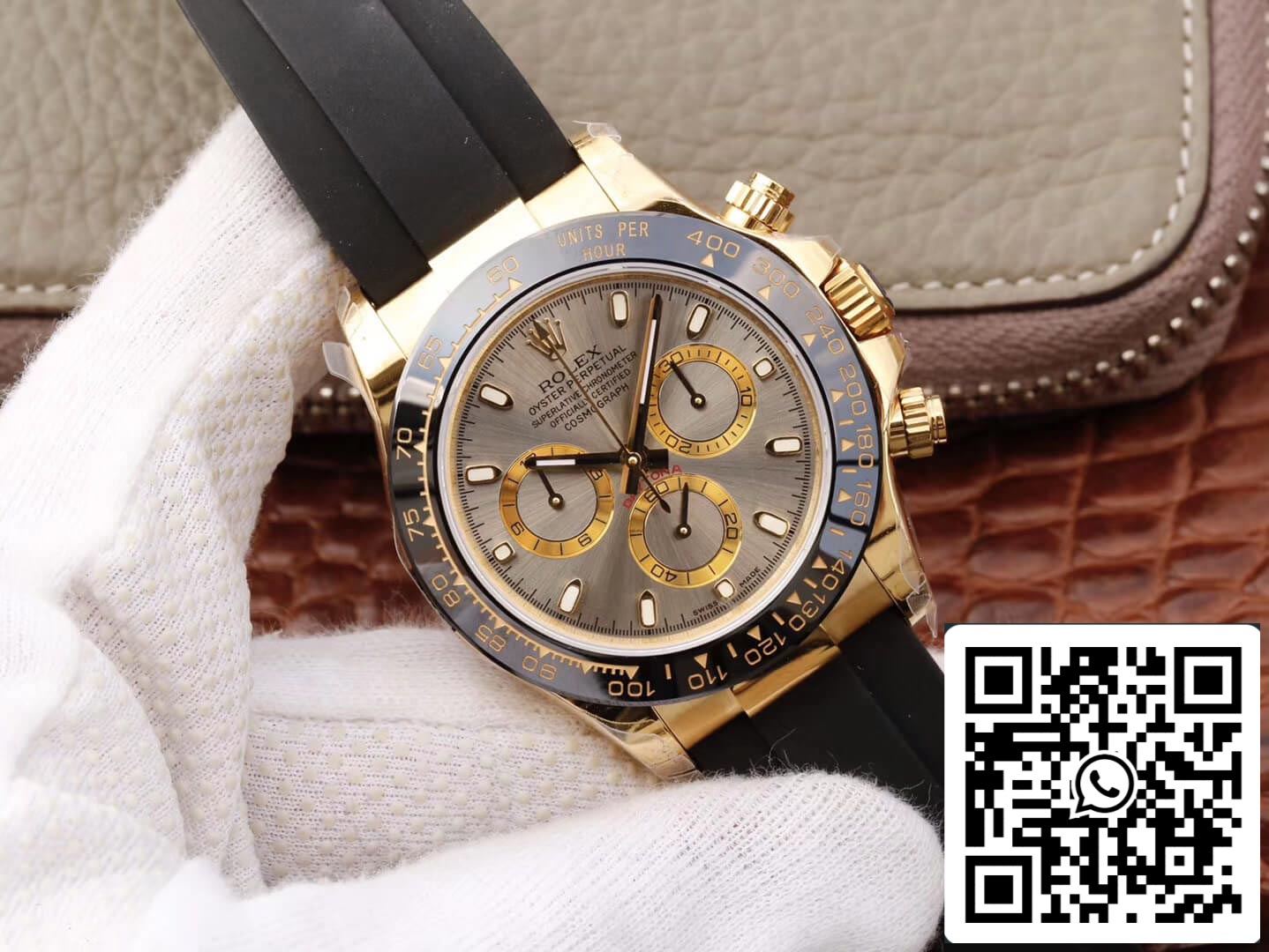 Rolex Daytona Cosmograph 116518LN 1:1 Best Edition JH Factory quadrante grigio argento