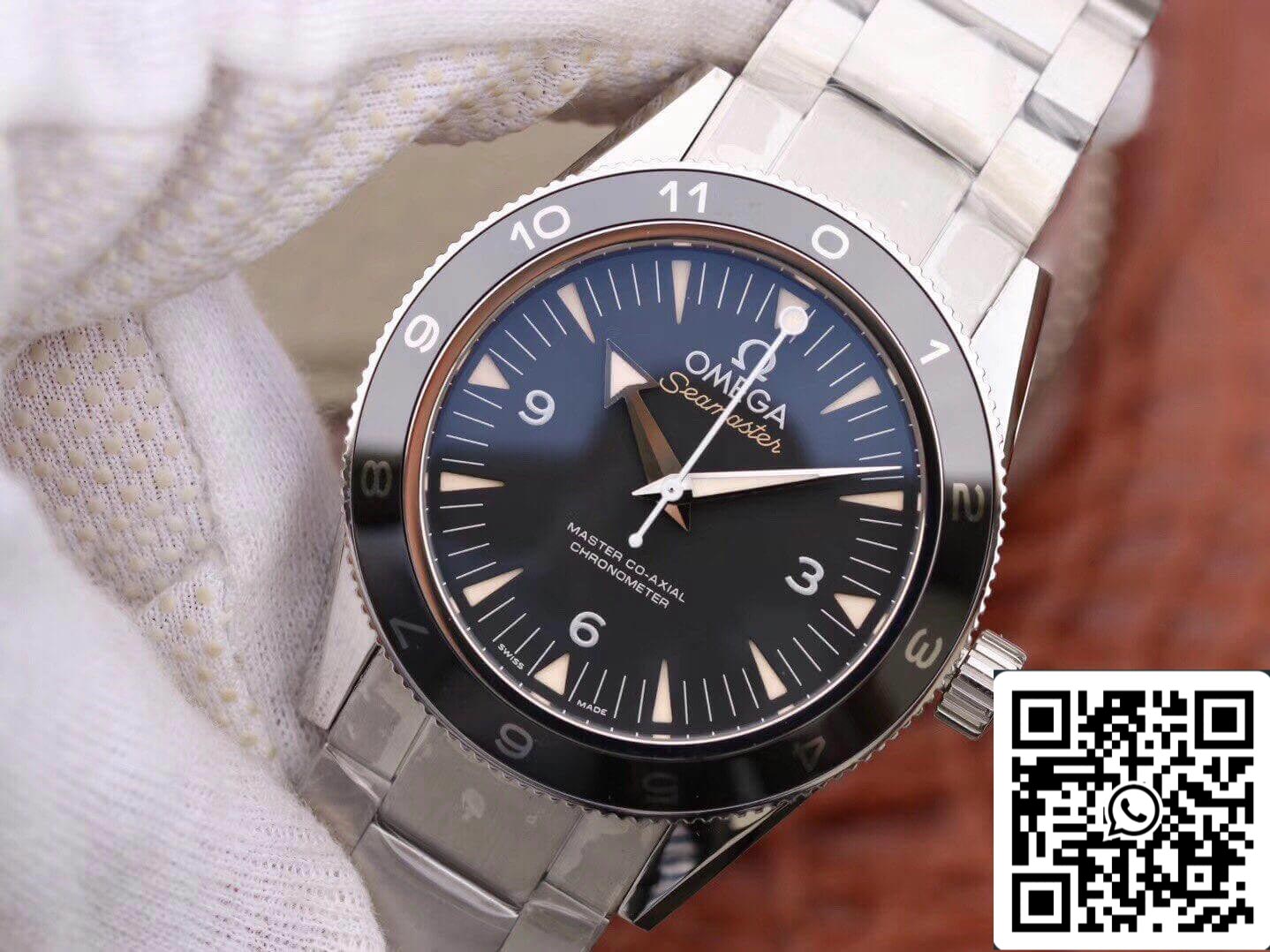 Omega Seamaster Planet Ocean 233.30.41.21.01.001 VS Factory 1: 1 Best Edition svizzero ETA2824 quadrante nero con Superlume