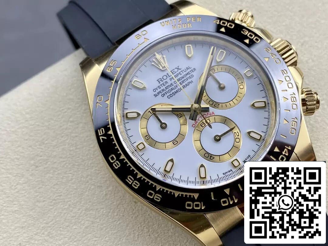 Rolex Cosmograph Daytona M116518LN-0041 1:1 Mejor edición Clean Factory esfera blanca