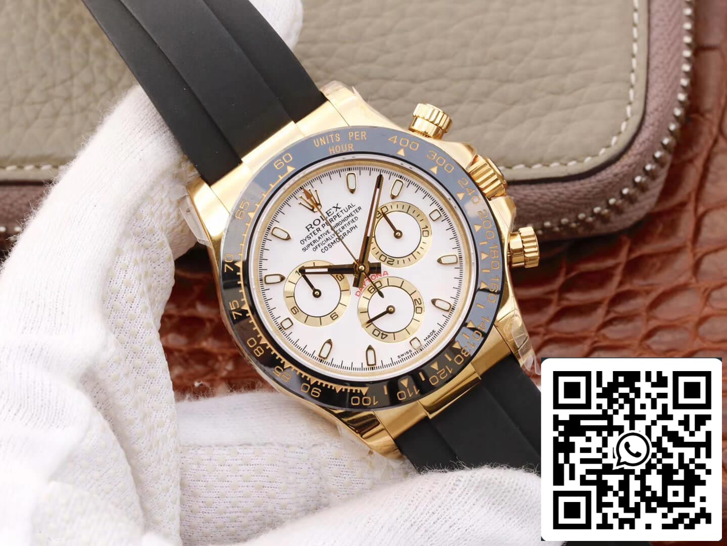 Rolex Daytona Cosmograph M116518ln-0041 1:1 Best Edition JH Factory Lunetta in ceramica