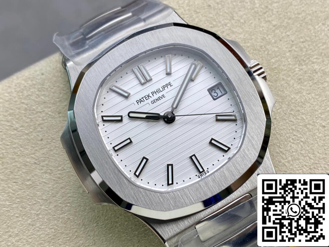 Patek Philippe Nautilus 5711/1A-011 Quadrante bianco 1:1 Best Edition 3K Factory