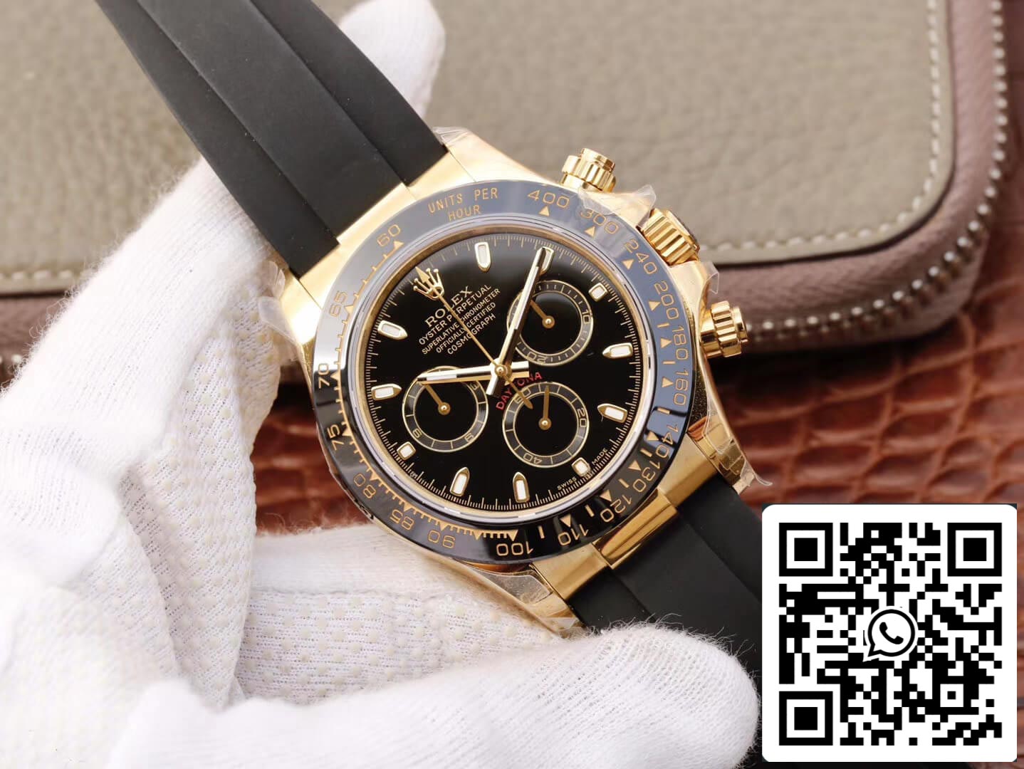 Rolex Daytona Cosmograph M116518ln-0043 1:1 Mejor edición JH Factory esfera negra