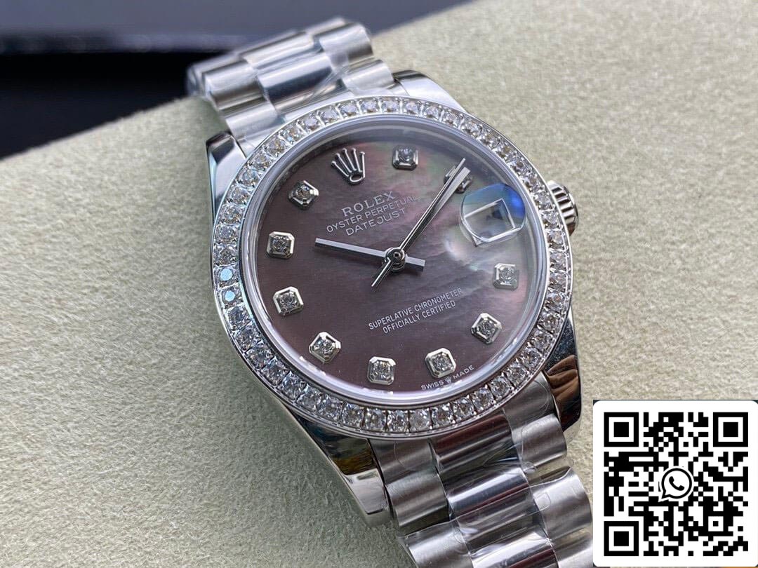 Rolex Datejust M178384-0019 31MM 1:1 Best Edition EW Factory Diamond-set Bezel