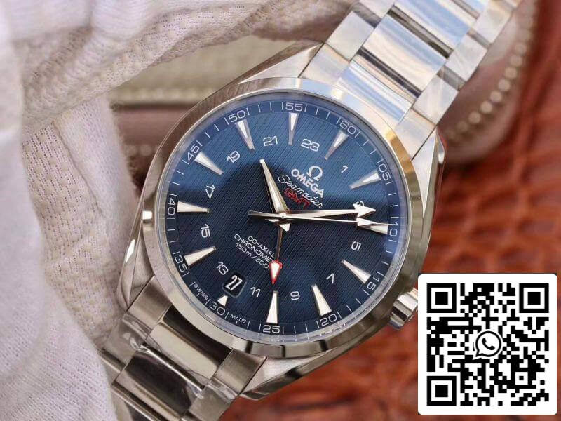 Omega Seamaster Aqua Terra 231.10.43.22.03.001 VS factory 1:1 Best Edition Swiss ETA8605 Blue Textured Dial