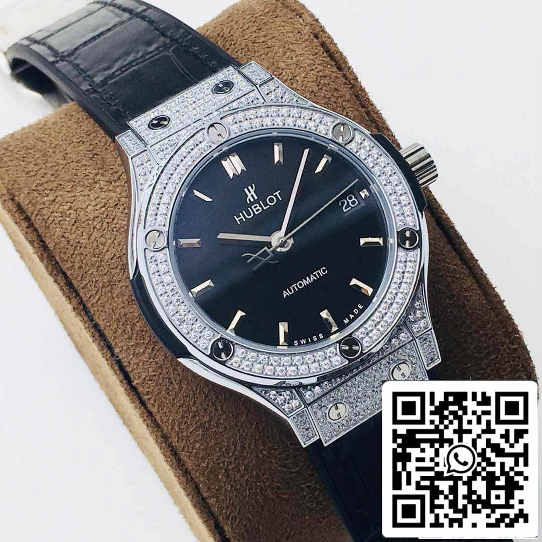 Hublot Classic Fusion 38MM 1:1 Mejor edición HB Factory esfera negra