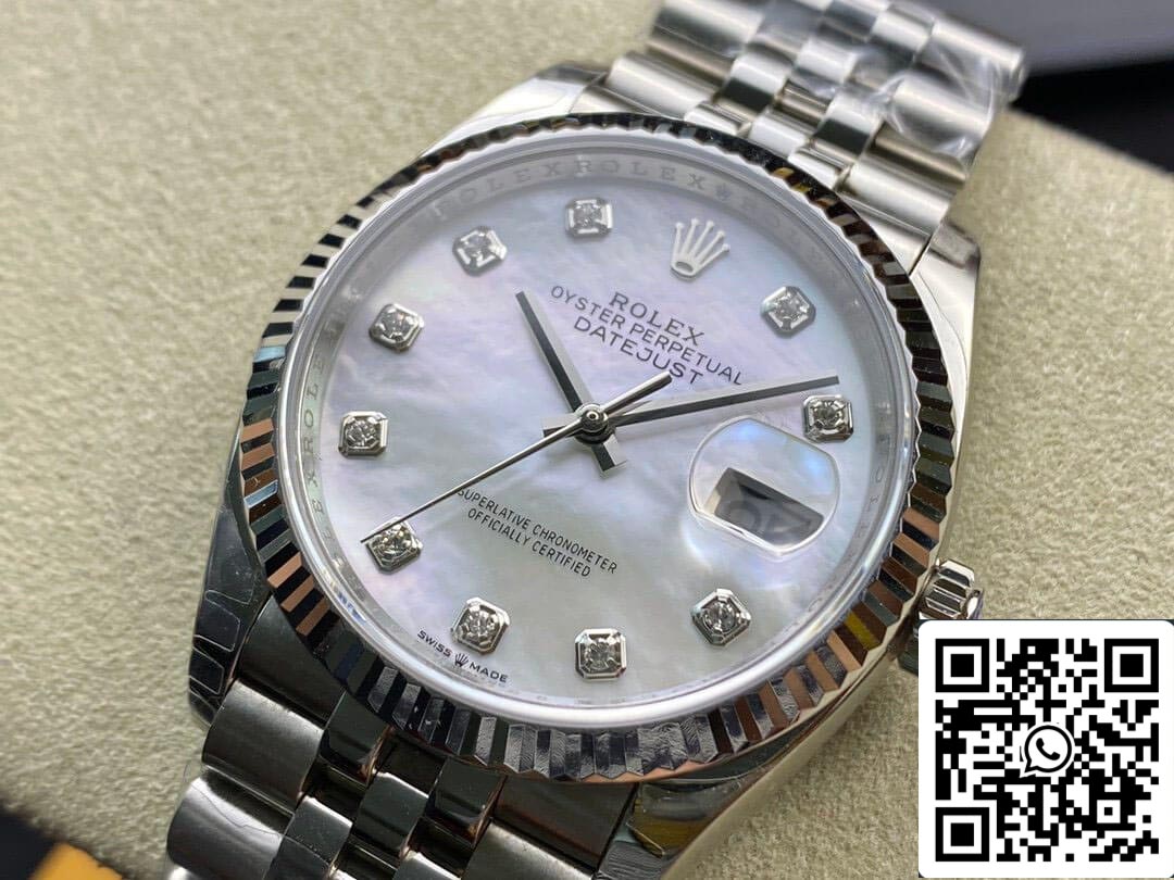 Rolex Datejust 178384-NG-63160 31MM 1:1 Mejor edición EW Factory Esfera blanca plateada