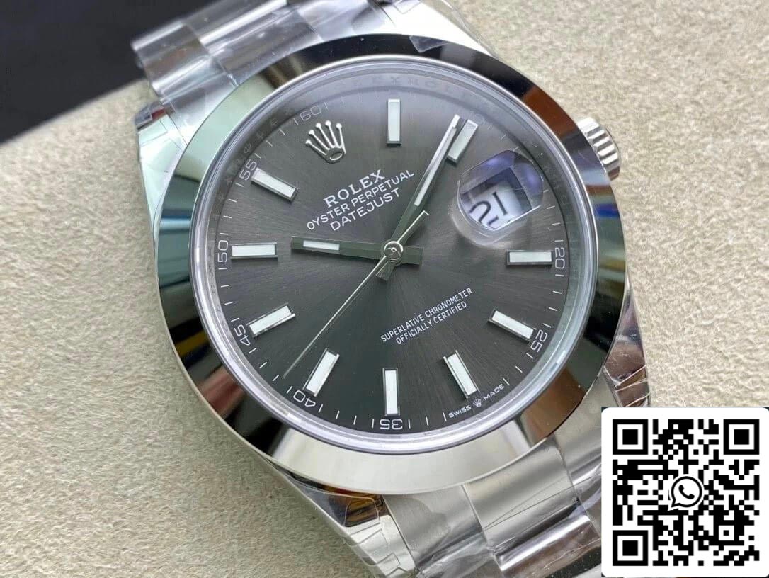 Rolex Datejust M126300-0007 41MM 1:1 Mejor edición VS esfera gris de fábrica