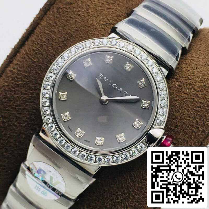 Bvlgari LVCEA 1:1 Best Edition BV Factory Diamond Gray Dial