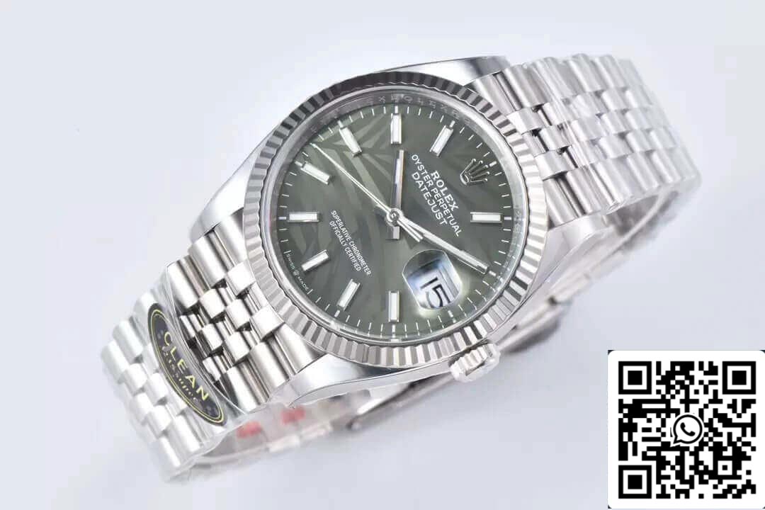 Rolex Datejust M126234-0047 36MM 1:1 Best Edition Quadrante verde fabbrica pulita