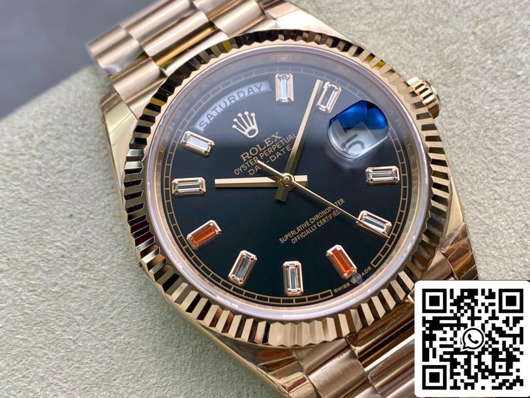 Rolex Day Date 40MM 1:1 Mejor edición EW Factory Oro rosa