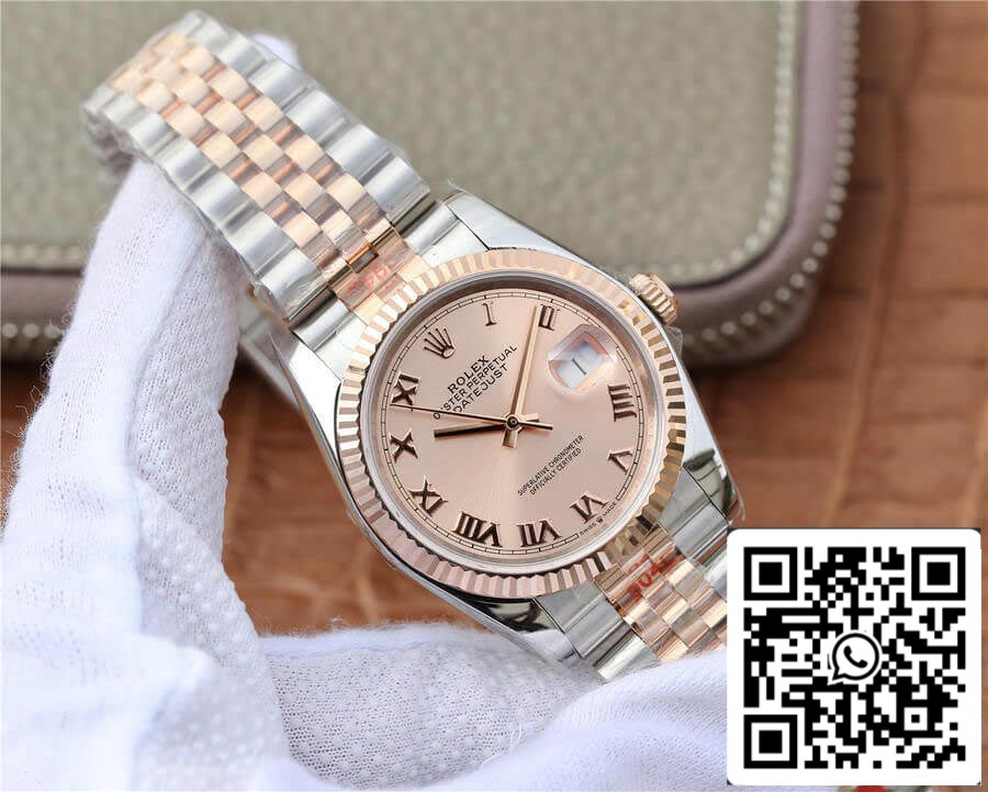 Rolex Datejust 116231 36MM 1:1 Mejor edición GM Factory esfera rosa