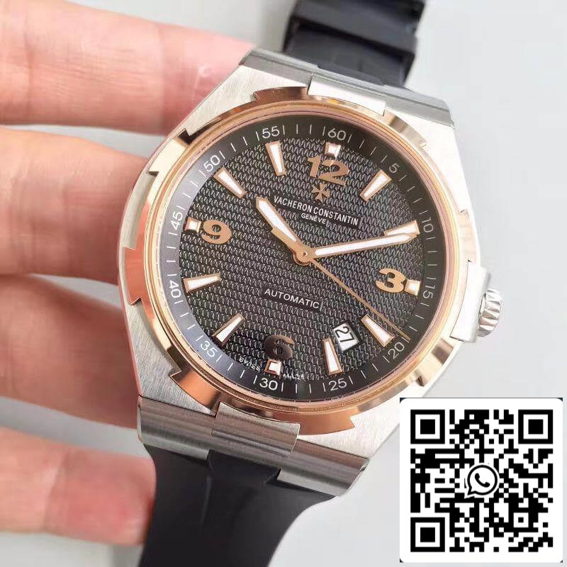 Vacheron Constantin Overseas 47040 JJ Factory 1:1 Best Edition svizzero ETA9015 cinturino in caucciù nero