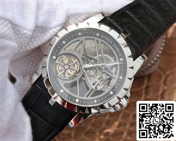 Roger Dubuis Excalibur RDDBEX0260 1:1 Mejor edición JB Factory Skeleton Tourbillon Dial