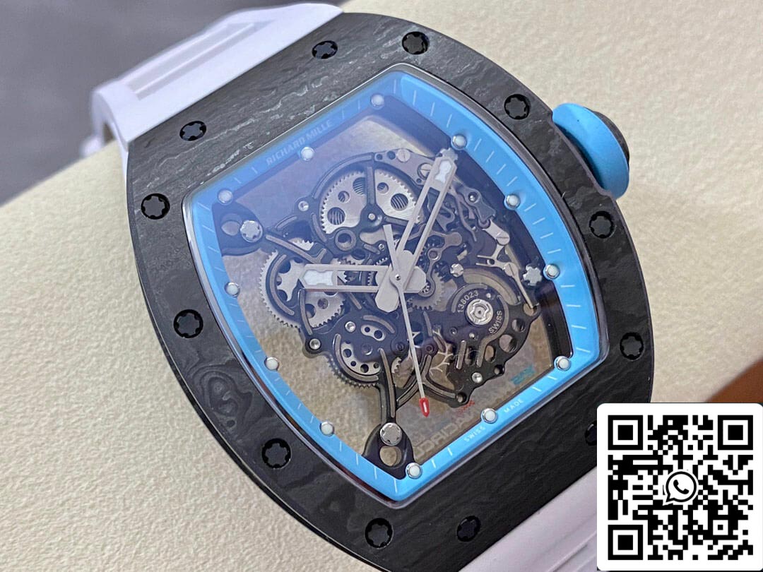 Richard Mille RM-055 1:1 Mejor Edición BBR Factory Fibra de Carbono