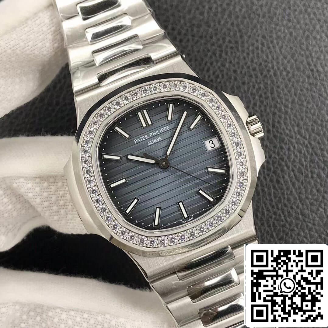 Patek Philippe Nautilus 5713/1G-010 1:1 Mejor Edición 3K Esfera Azul de Fábrica