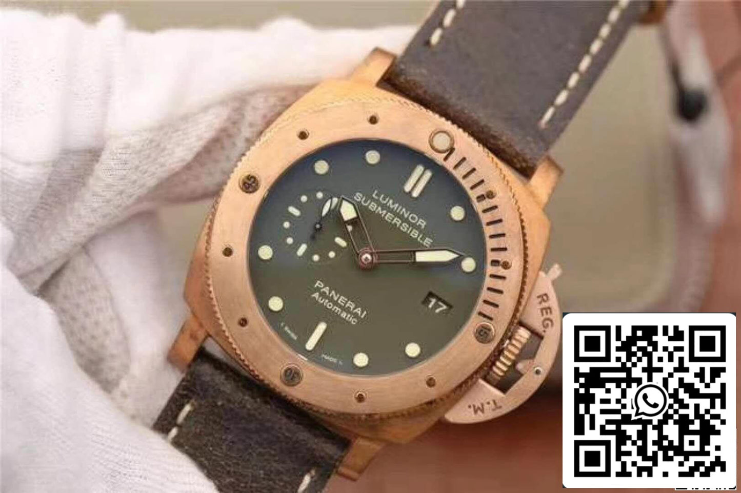 Panerai Luminor Submersible PAM382 VS Factory 1:1 Best Edition Swiss ETA P9000