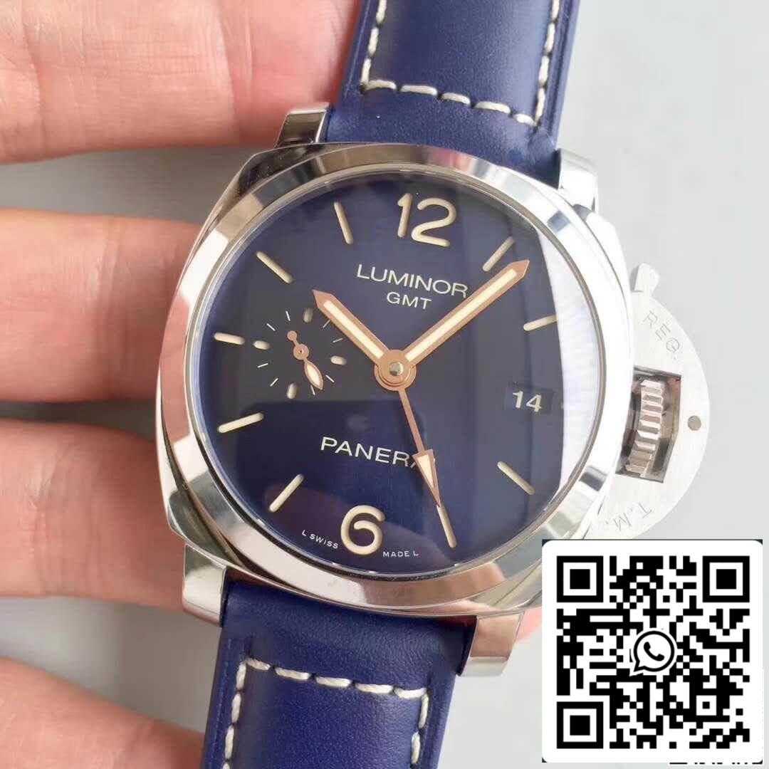 Panerai Luminor 1950 PAM688 ZF Factory 1:1 Mejor edición Swiss ETA P9001 Correa de cuero azul