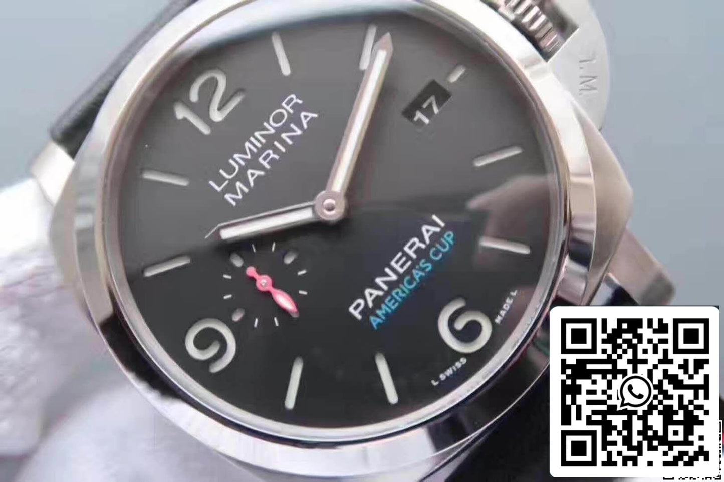 Panerai Luminor Marina 1950 PAM727 ZF Factory 1:1 Mejor edición Swiss ETA P9010 Correa de cuero negra