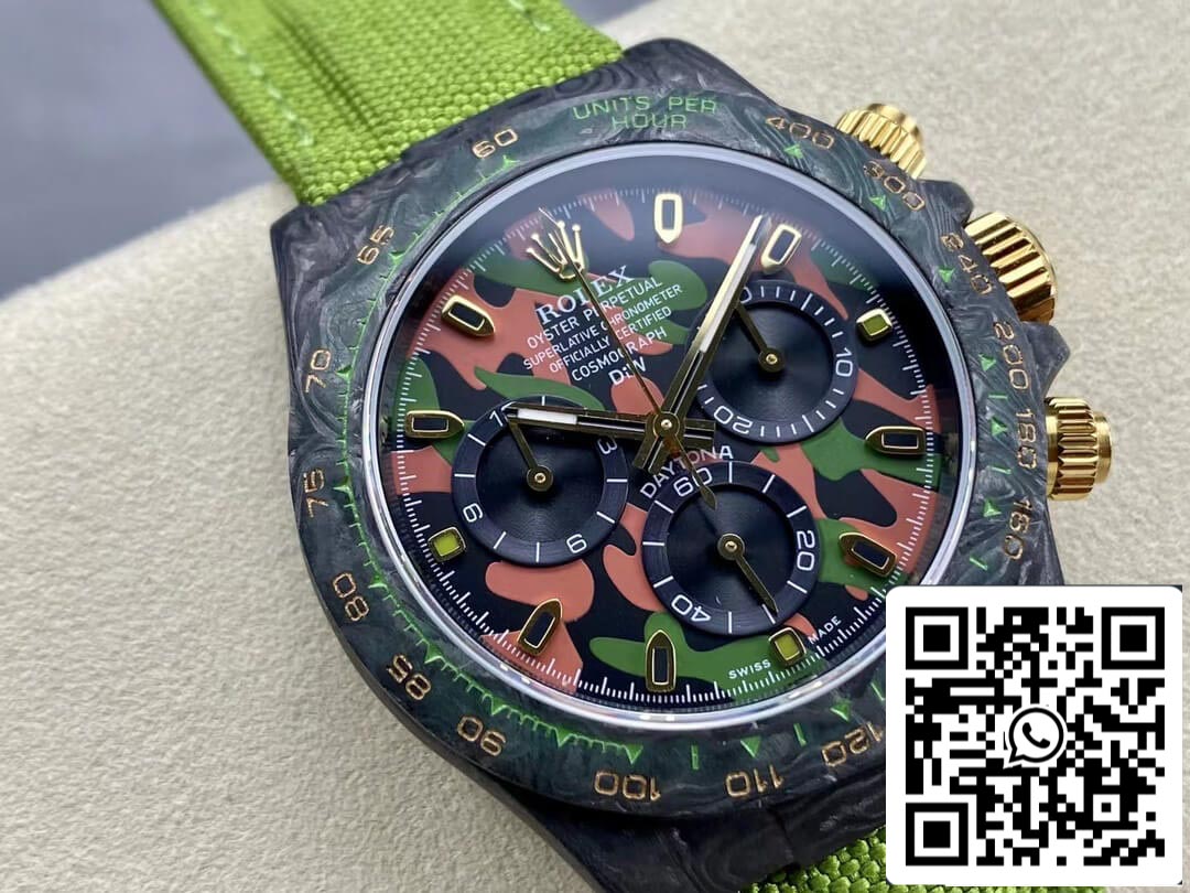 Rolex Daytona Cosmograph Diw Custom Version 1:1 Best Edition Noob Factory Green Strap