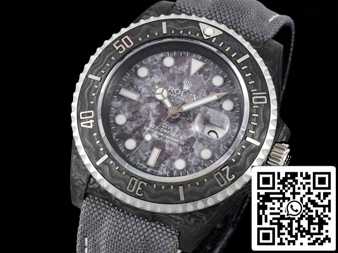 Rolex Sea-Dweller 1:1 Mejor Edición Diw Factory Bisel de Fibra de Carbono