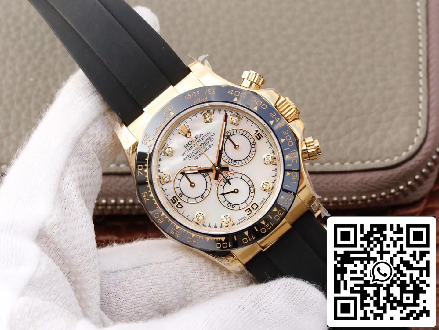 Rolex Daytona Cosmograph M116518ln-0037 1:1 Best Edition JH Factory V6 Yellow Gold Case