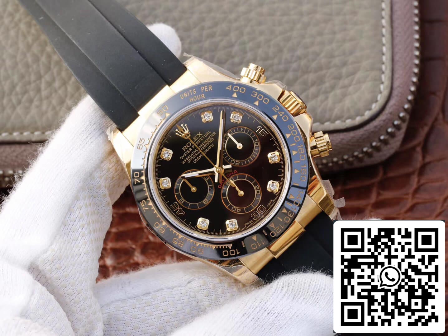 Rolex Daytona Cosmograph M116518ln-0046 1:1 Best Edition JH Factory quadrante nero