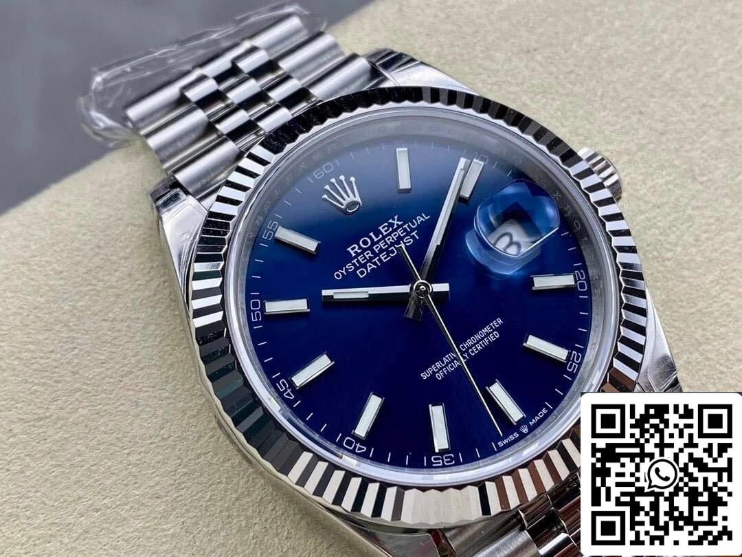 Rolex Datejust M126334-0002 41 mm Correa Jubilee VS Acero inoxidable de fábrica