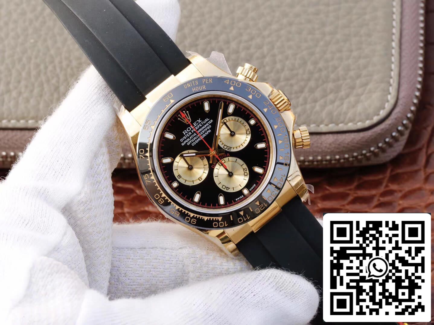 Rolex Daytona Cosmograph M116518ln-0047 1:1 Migliore edizione JH Factory Cronografo in oro giallo