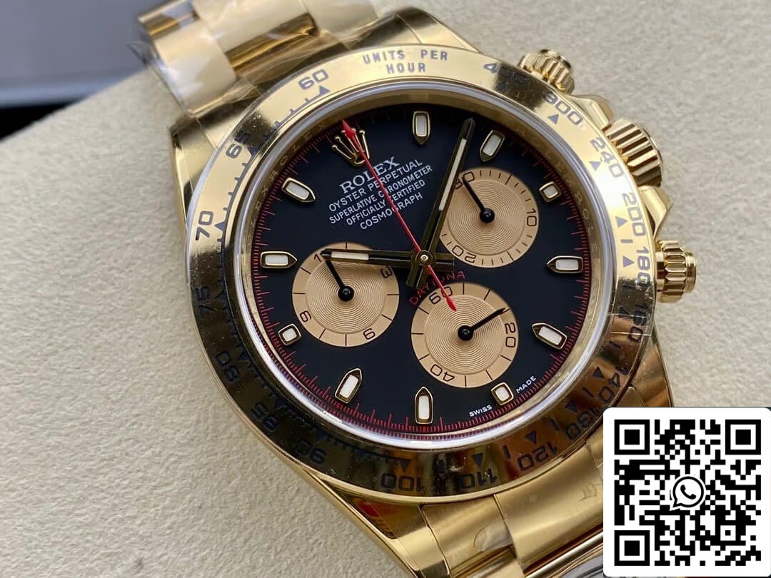 Rolex Cosmograph Daytona M116508-0009 1:1 Mejor edición Clean Factory esfera negra