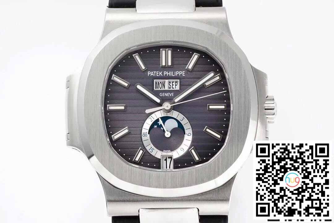 Patek Philippe Nautilus 5726A-001 Cinturino in caucciù di fabbrica PPF della migliore edizione 1: 1