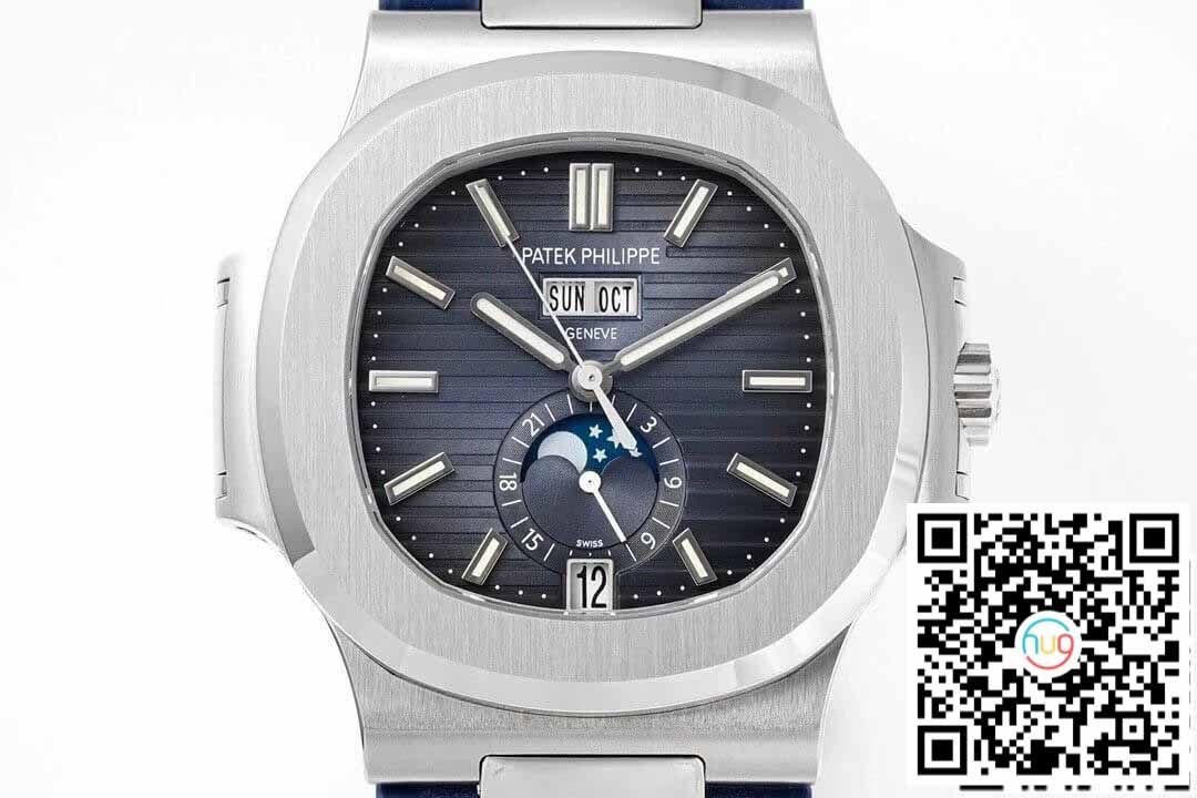 Patek Philippe Nautilus 5726/1A-014 1:1 Mejor Edición PPF Factory Azul Negro Esfera Degradada