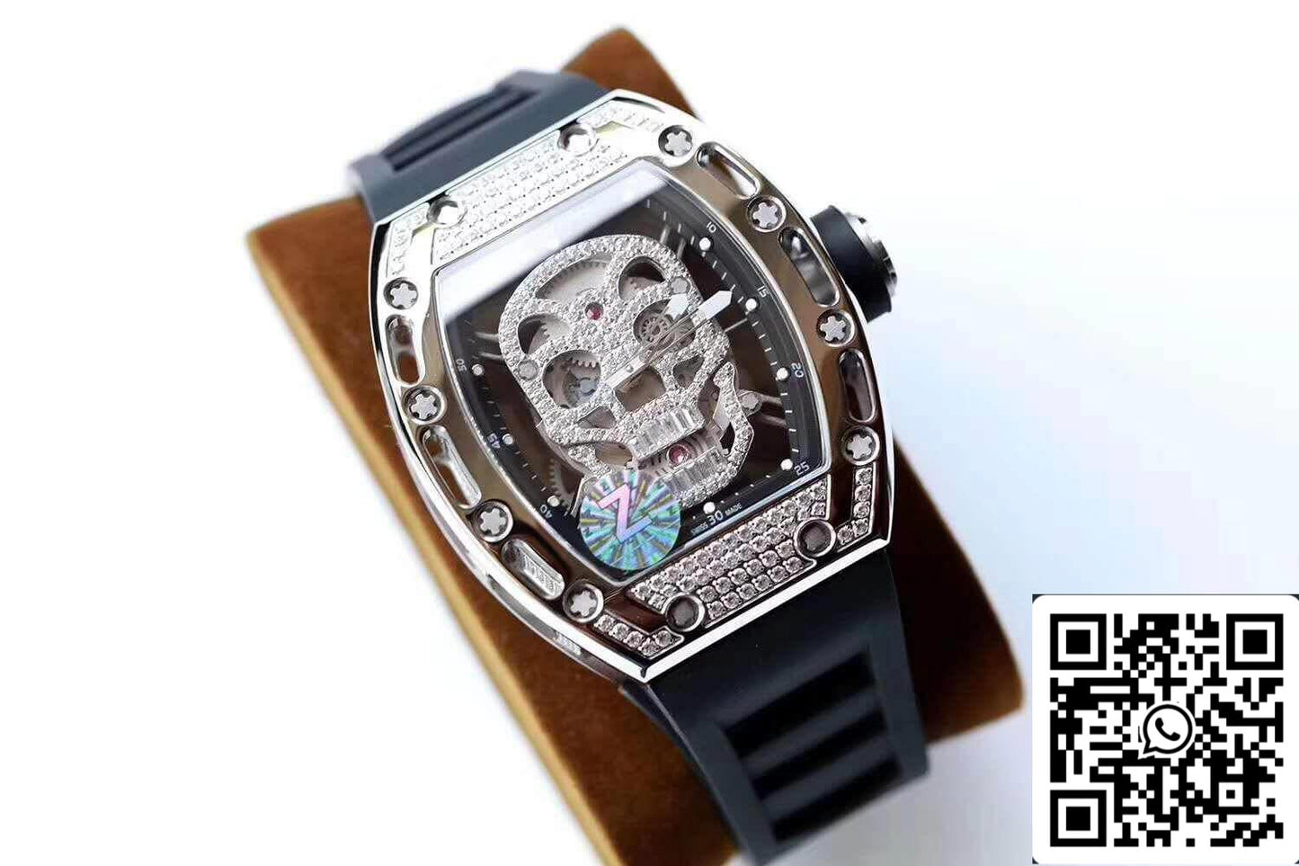 Richard Mille RM052 Z Factory 1:1 Best Edition Swiss ETA6T51 black strap