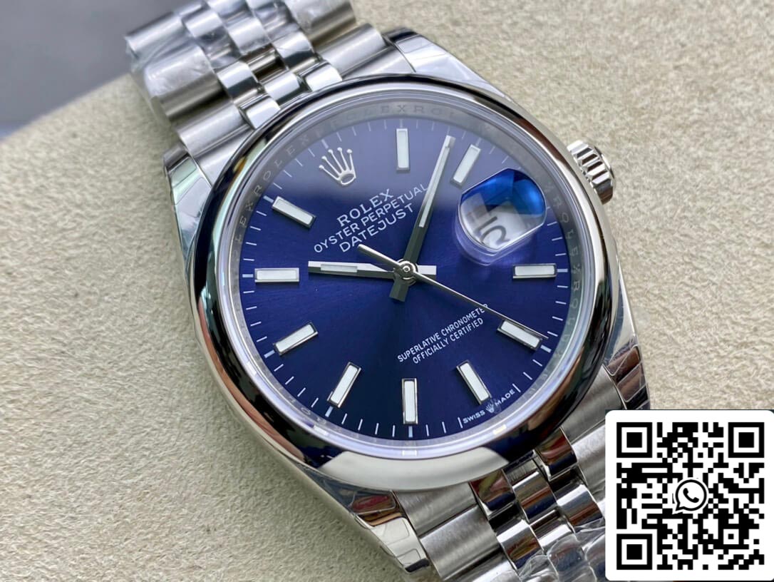 Rolex Datejust M126200-0006 1:1 Mejor edición EW Factory esfera azul