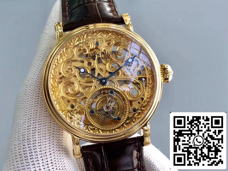 Patek Philippe Tourbillon P83000 1:1 Best Edition Yellow Gold Swiss Tourbillon