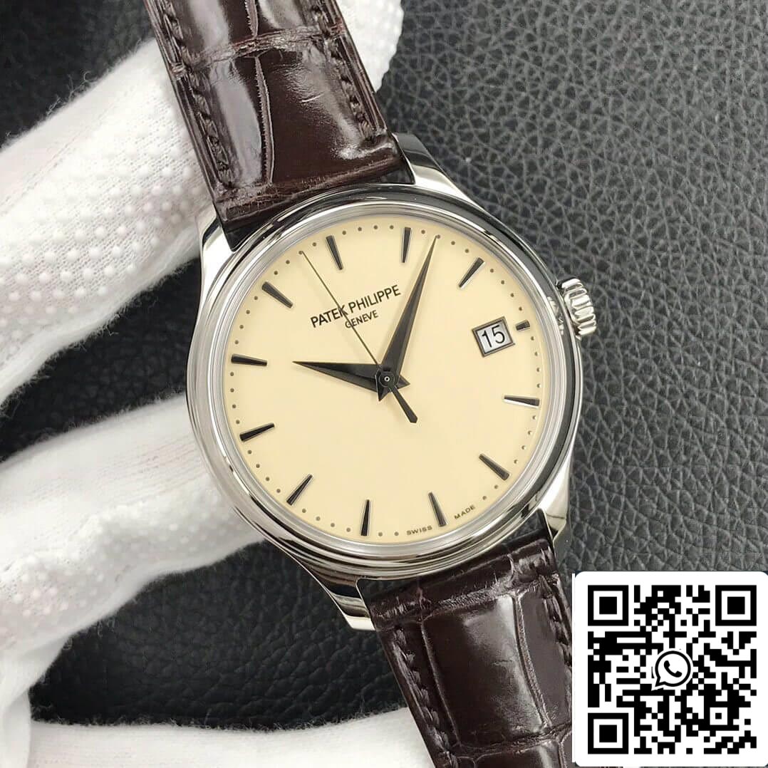 Patek Philippe Calatrava 5227G-001 1:1 Mejor edición 3K Correa de cuero de fábrica