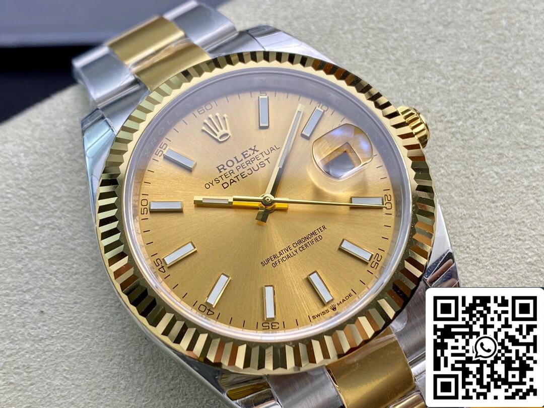 Rolex Datejust M126333-0009 1:1 Best Edition EW Factory Champagne Dial