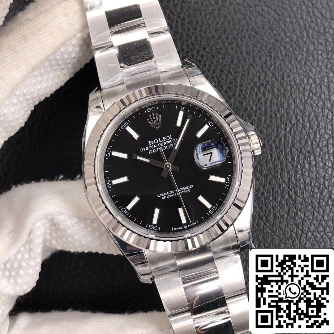 Rolex Datejust M126334-0017 1:1 Mejor edición VS Factory esfera negra