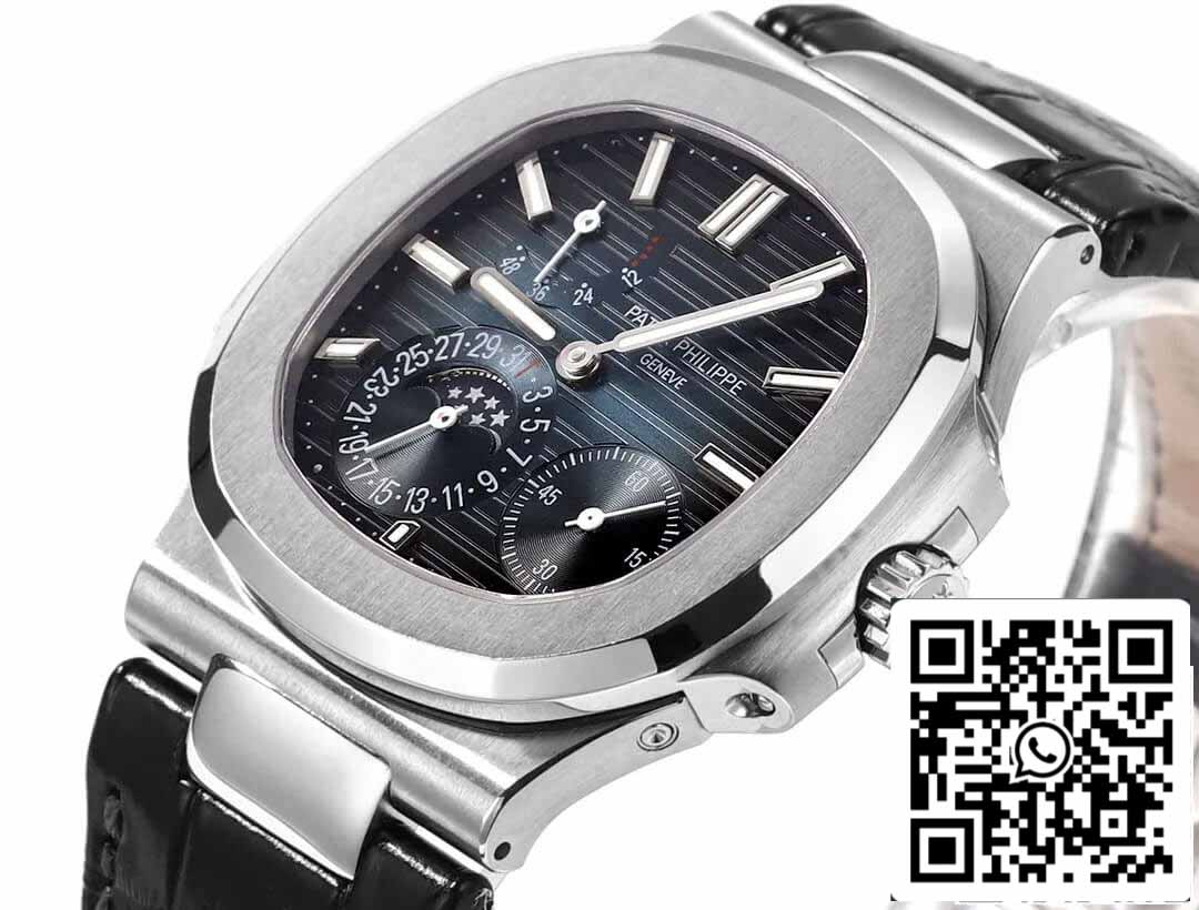 Patek Philippe Nautilus 5712 1:1 Mejor edición PPF Factory V2 Correa de cuero