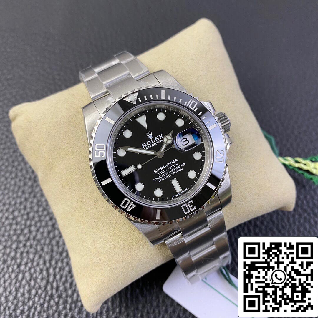 Rolex Submariner 116610LN-0001 40MM movimento 3135 1:1 Best Edition VS quadrante nero di fabbrica