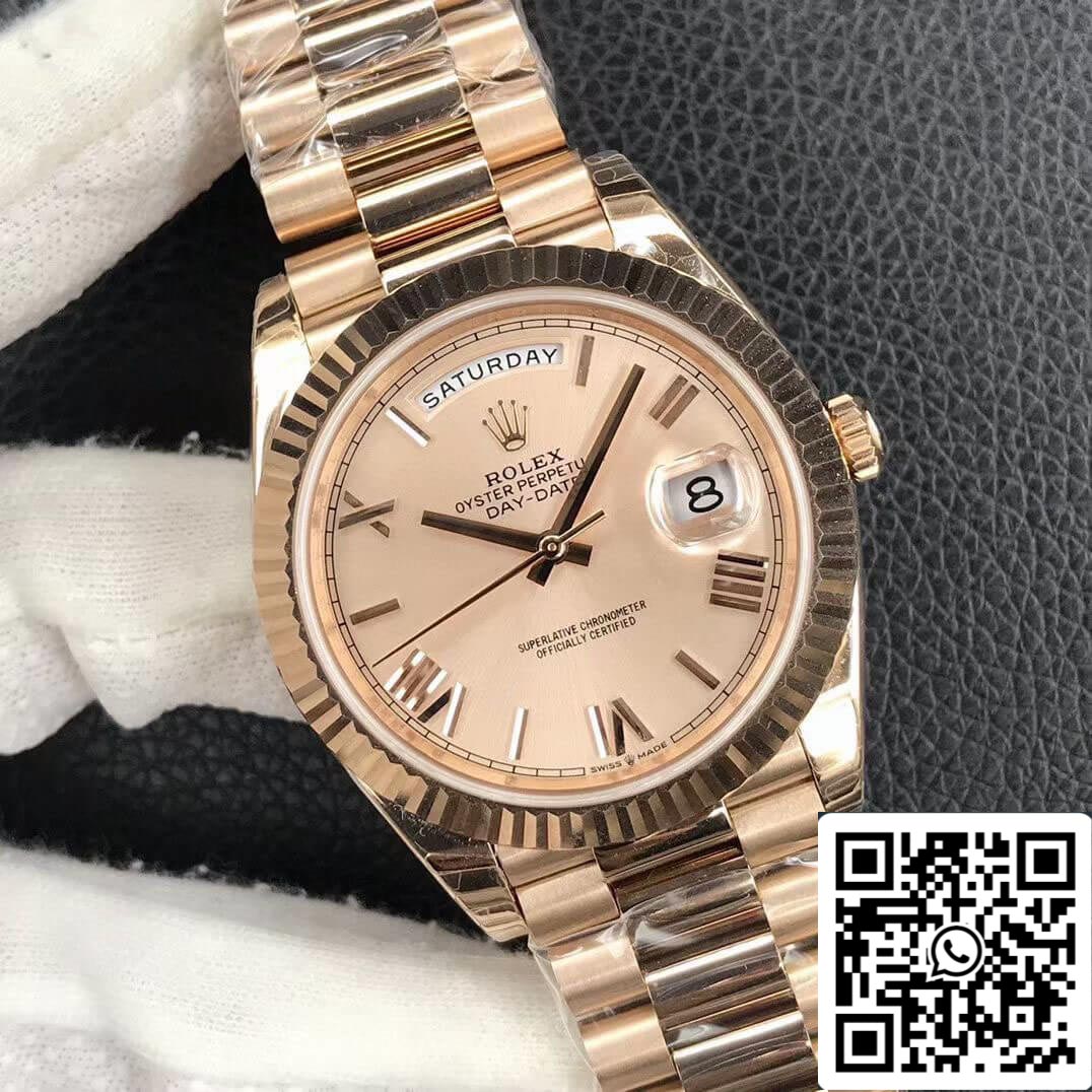 Rolex Day Date M228238-0006 1:1 Best Edition EW Factory Gold Dial